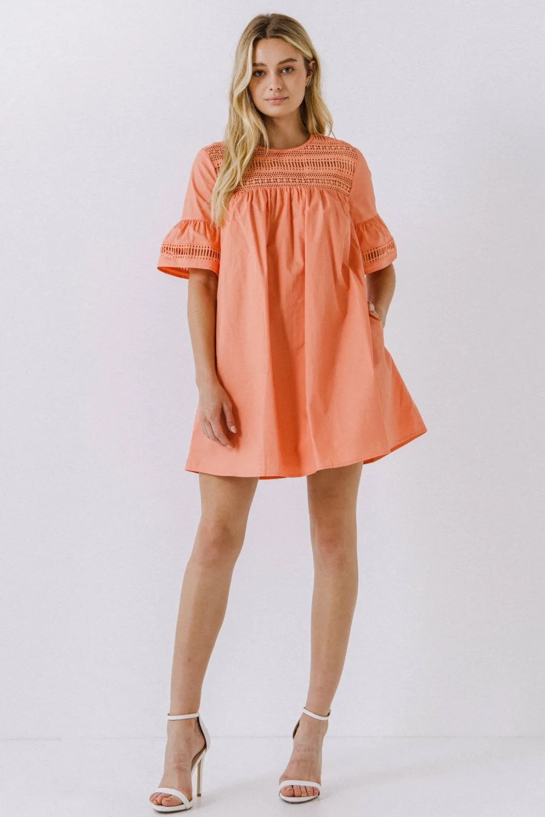 english_factory__lace_det_24.webp ENGLISH FACTORY Lace Dresses | Tops*- Lace Detail Mini Dress