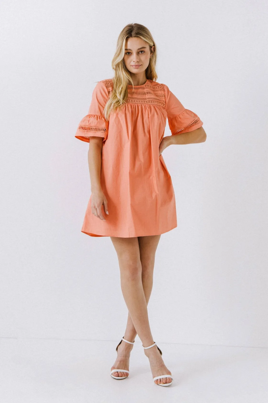 english_factory__lace_det_28.webp ENGLISH FACTORY Lace Dresses | Tops*- Lace Detail Mini Dress