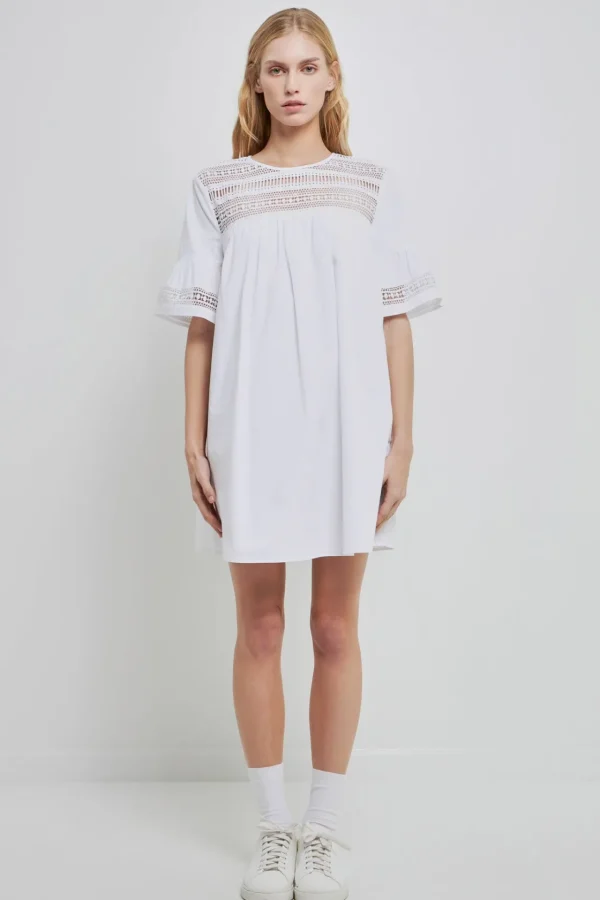 ENGLISH FACTORY Lace Dresses | Tops*- Lace Detail Mini Dress