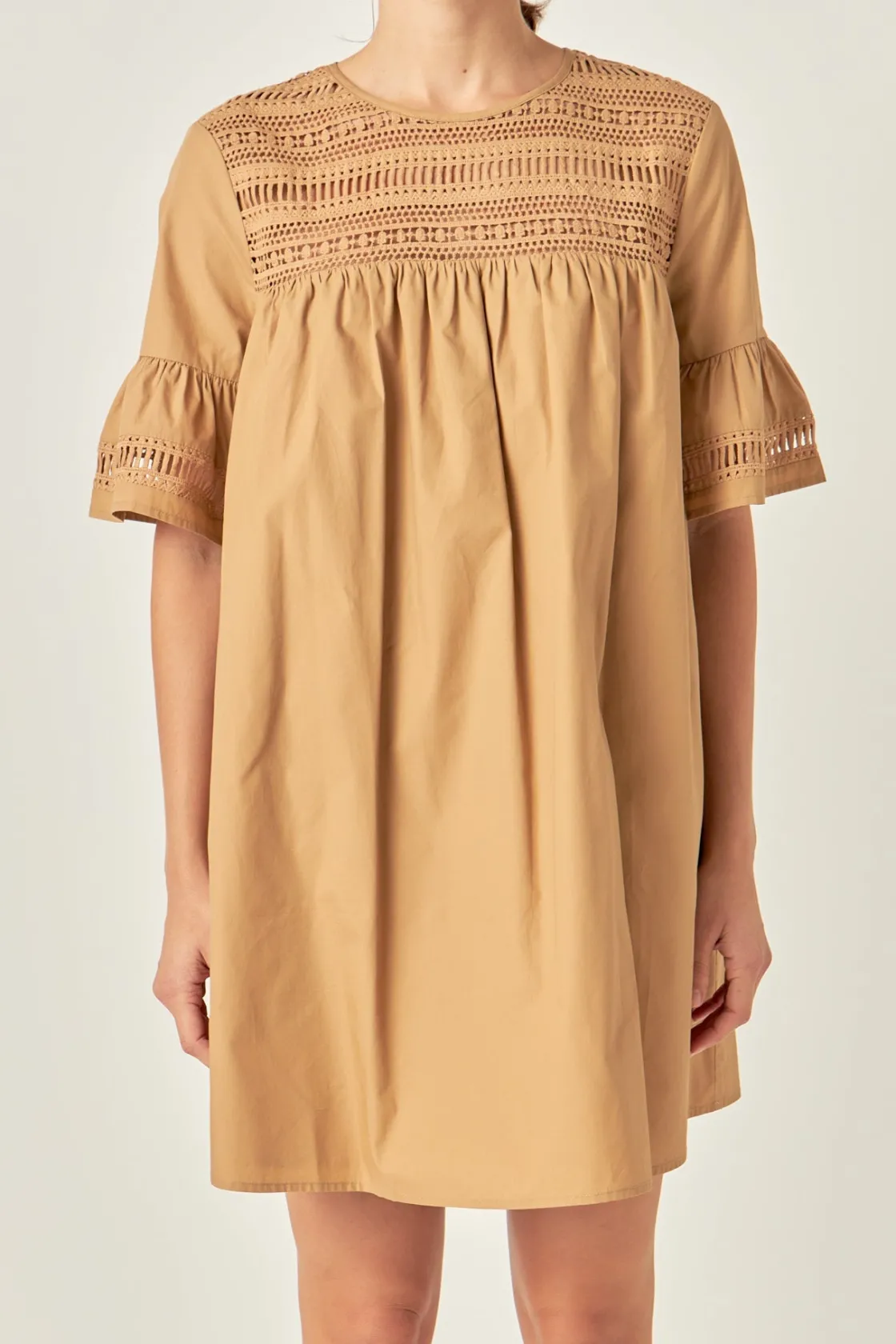 english_factory__lace_det_40.webp ENGLISH FACTORY Lace Dresses | Tops*- Lace Detail Mini Dress