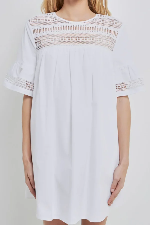ENGLISH FACTORY Lace Dresses | Tops*- Lace Detail Mini Dress