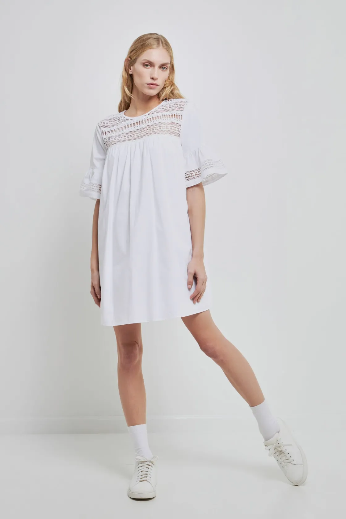 english_factory__lace_det_8.webp ENGLISH FACTORY Lace Dresses | Tops*- Lace Detail Mini Dress