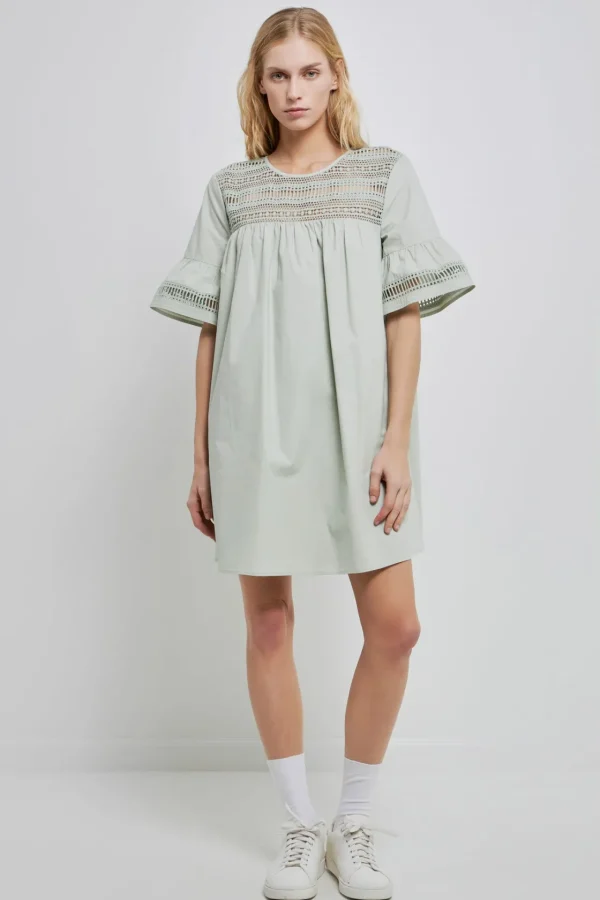 ENGLISH FACTORY Lace Dresses | Tops*- Lace Detail Mini Dress
