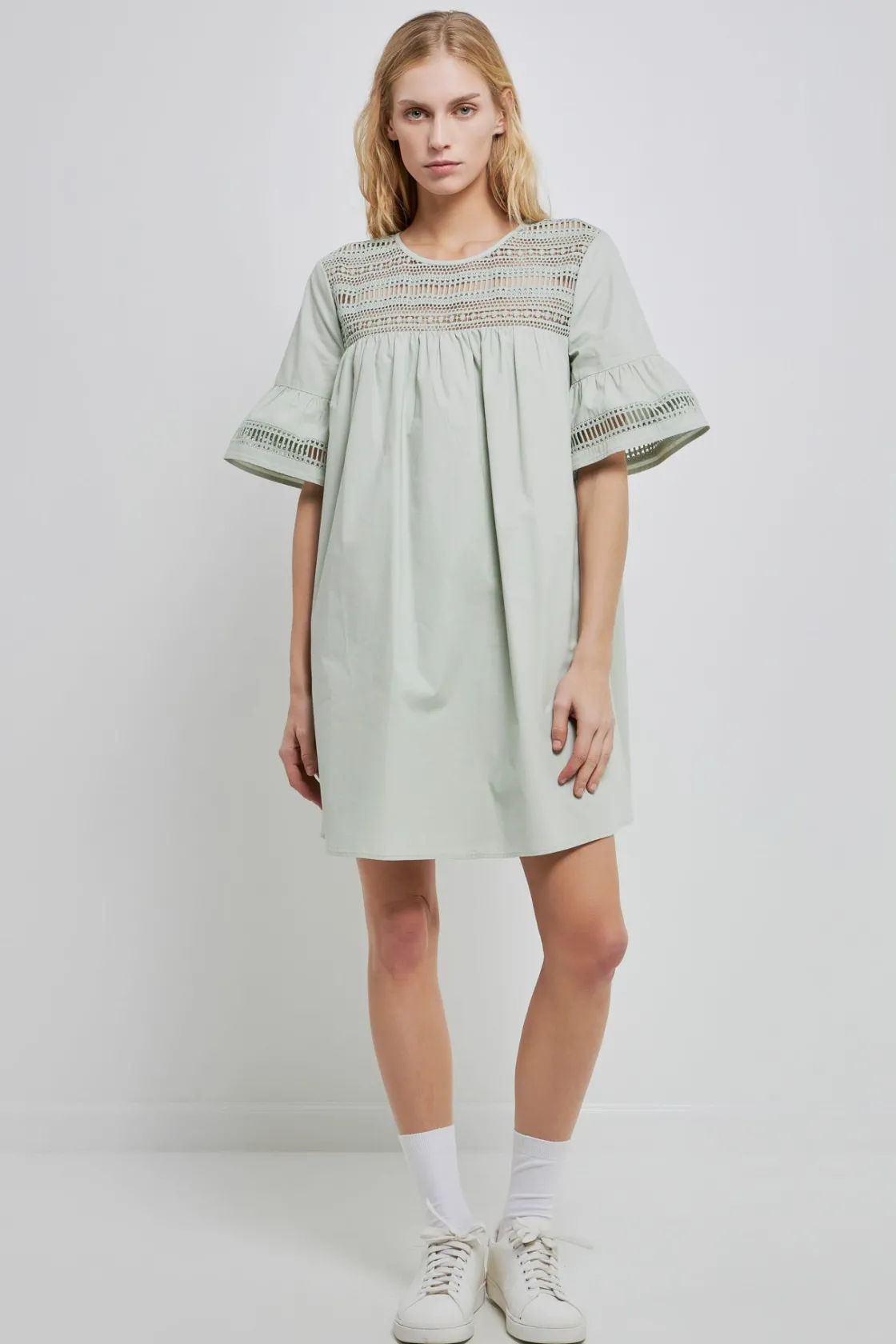 english_factory__lace_det_9.webp ENGLISH FACTORY Lace Dresses | Tops*- Lace Detail Mini Dress