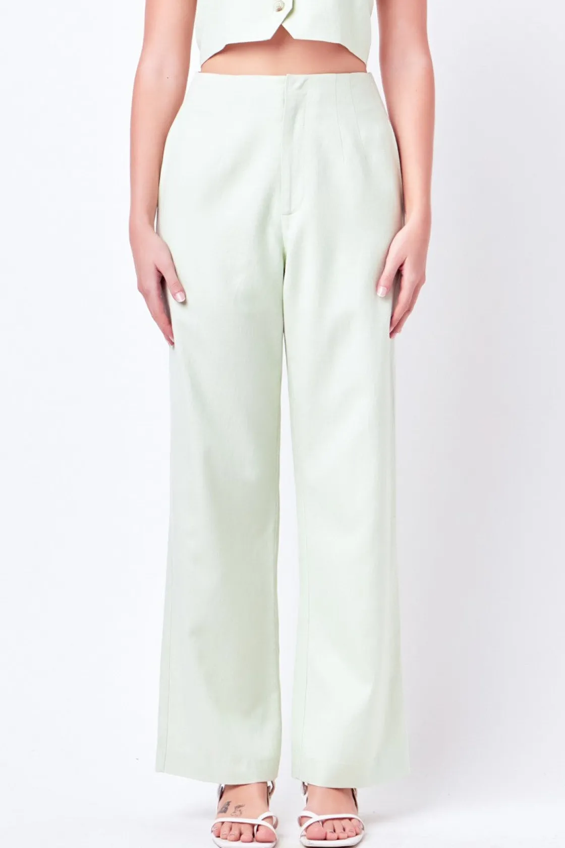 english_factory__linen_bl_5.webp ENGLISH FACTORY Matching Sets | Pants*- Linen Blend Pants