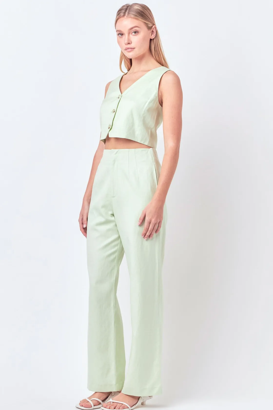 english_factory__linen_bl_6.webp ENGLISH FACTORY Matching Sets | Pants*- Linen Blend Pants