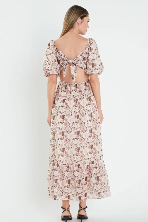 ENGLISH FACTORY Floral Dresses | Tops*- Linen Floral Maxi Dress MULTI