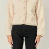 ENGLISH FACTORY Jackets & Coats | Tops*- Long Sleeve Boucle Cardigan Jacket