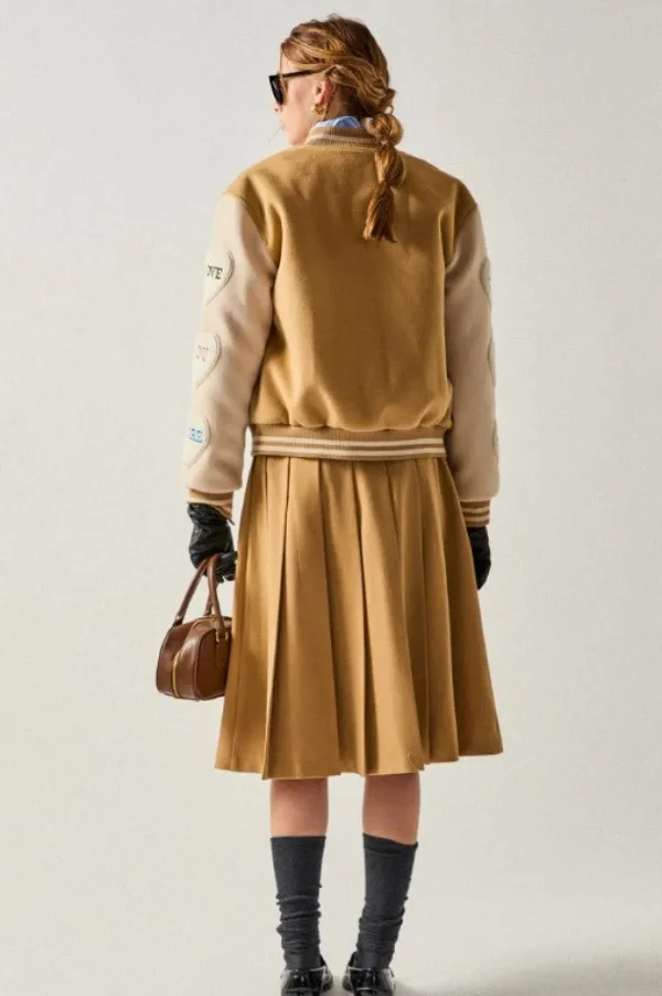 ENGLISH FACTORY Jackets & Coats | Tops*- Love Bomber Jacket TANMULTI