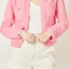 ENGLISH FACTORY Sweaters & Knits | Tops*- Lucy Fringe Detailed Knit Cardigan LIGHTPINK
