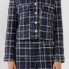 ENGLISH FACTORY Jackets & Coats*- Lurex with Tweed Jacket NAVYMULTI