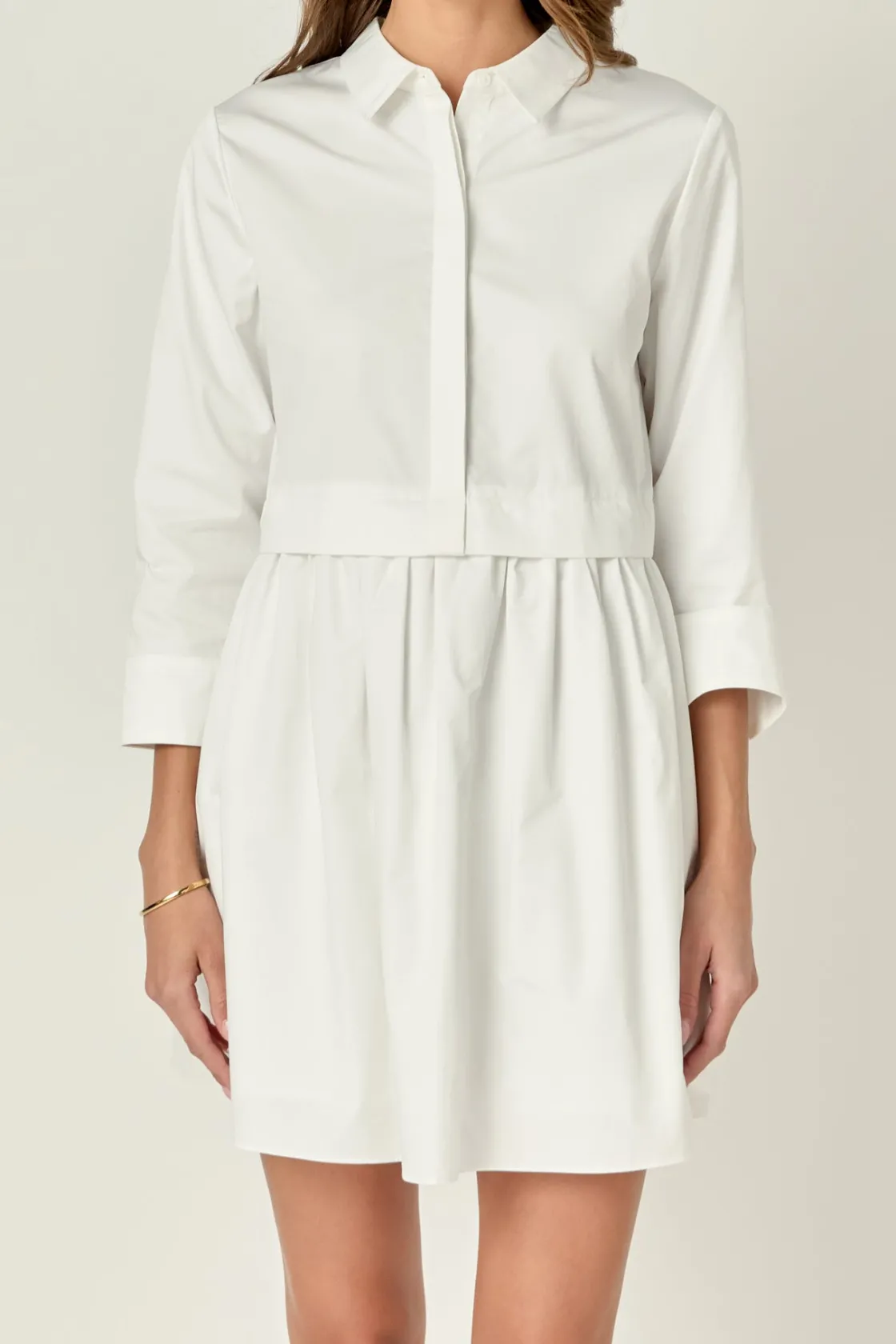 english_factory__mini_shi_0.webp ENGLISH FACTORY White Dresses | Tops*- Mini Shirt Dress