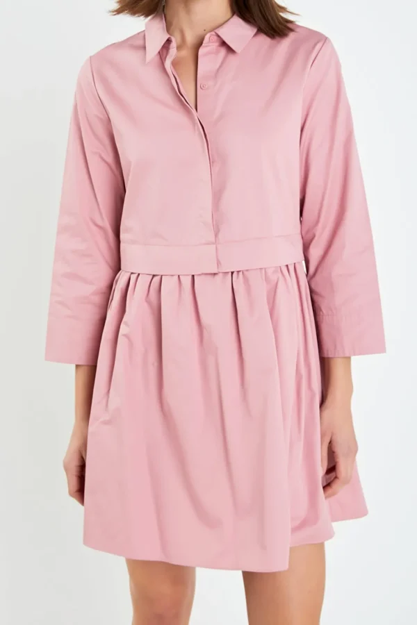 ENGLISH FACTORY White Dresses | Tops*- Mini Shirt Dress