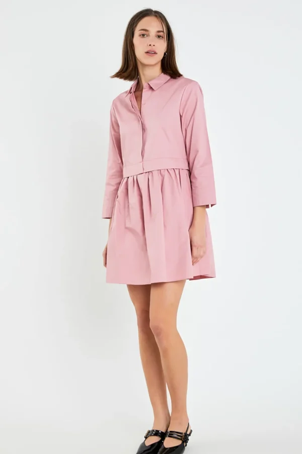 ENGLISH FACTORY White Dresses | Tops*- Mini Shirt Dress