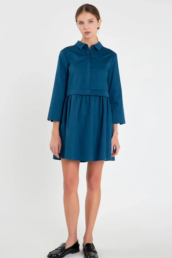 ENGLISH FACTORY White Dresses | Tops*- Mini Shirt Dress