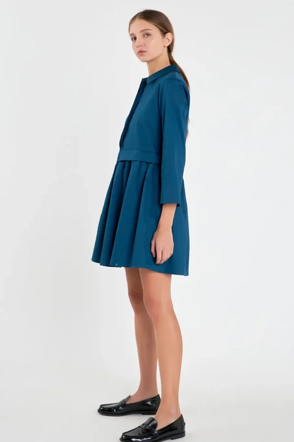 ENGLISH FACTORY White Dresses | Tops*- Mini Shirt Dress