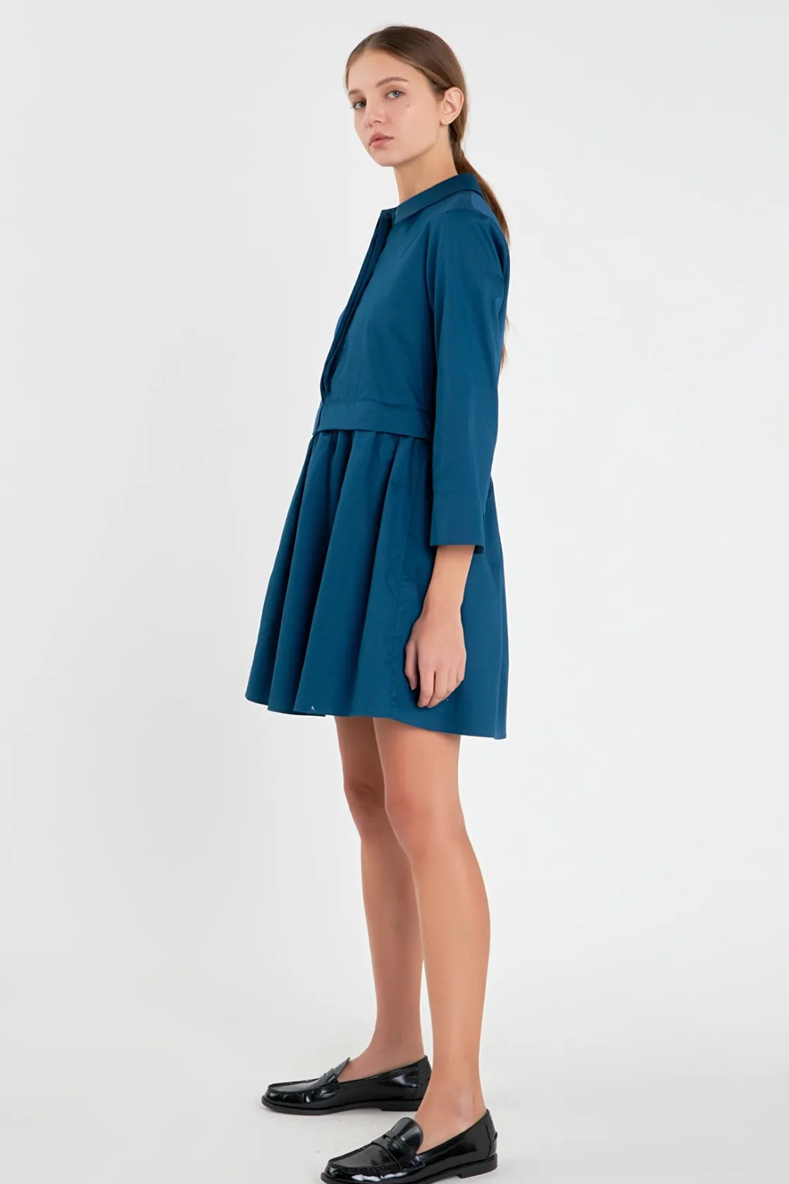 english_factory__mini_shi_16.webp ENGLISH FACTORY White Dresses | Tops*- Mini Shirt Dress