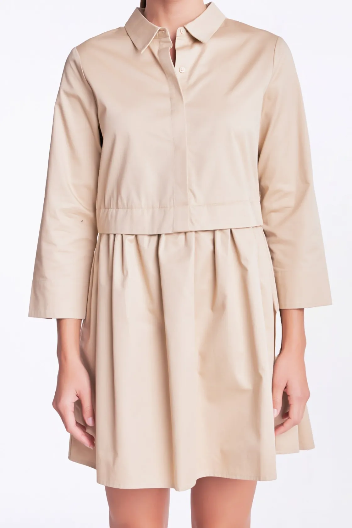english_factory__mini_shi_20.webp ENGLISH FACTORY White Dresses | Tops*- Mini Shirt Dress