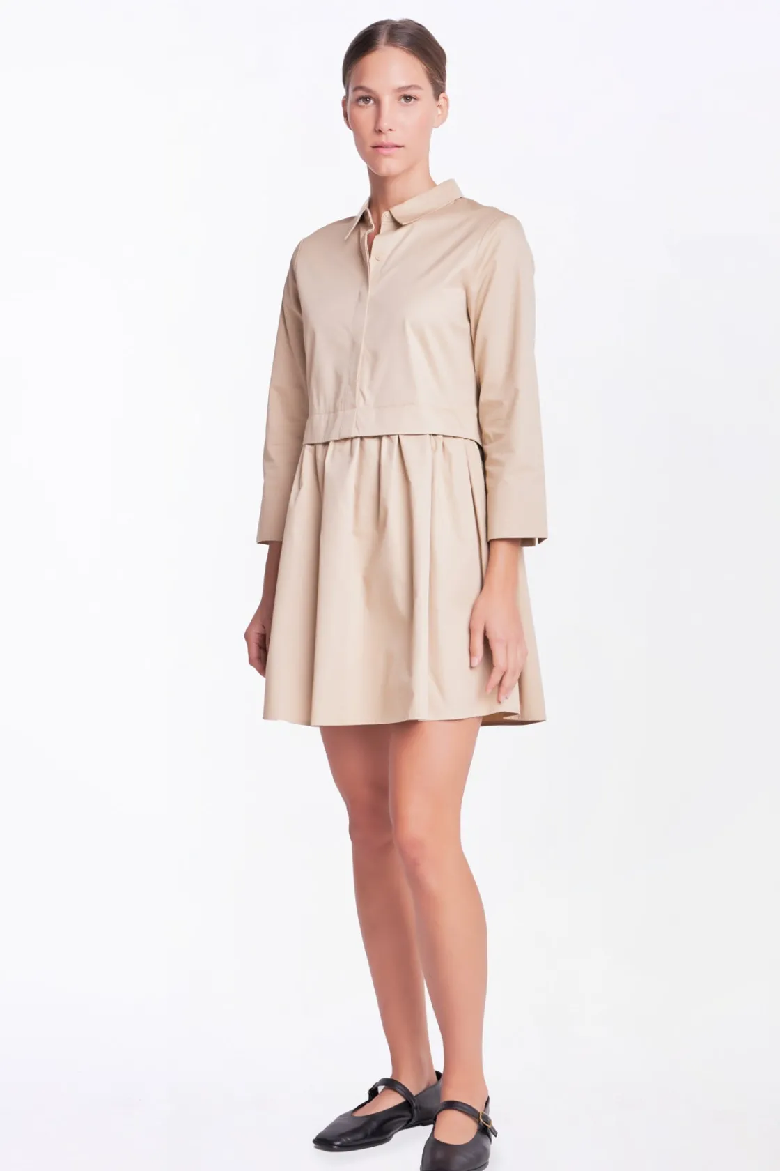 english_factory__mini_shi_21.webp ENGLISH FACTORY White Dresses | Tops*- Mini Shirt Dress
