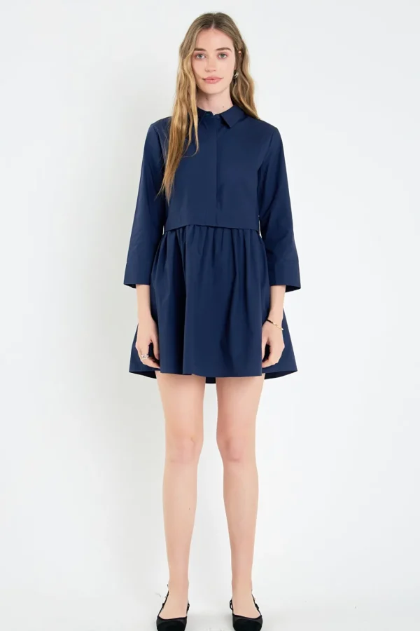ENGLISH FACTORY White Dresses | Tops*- Mini Shirt Dress