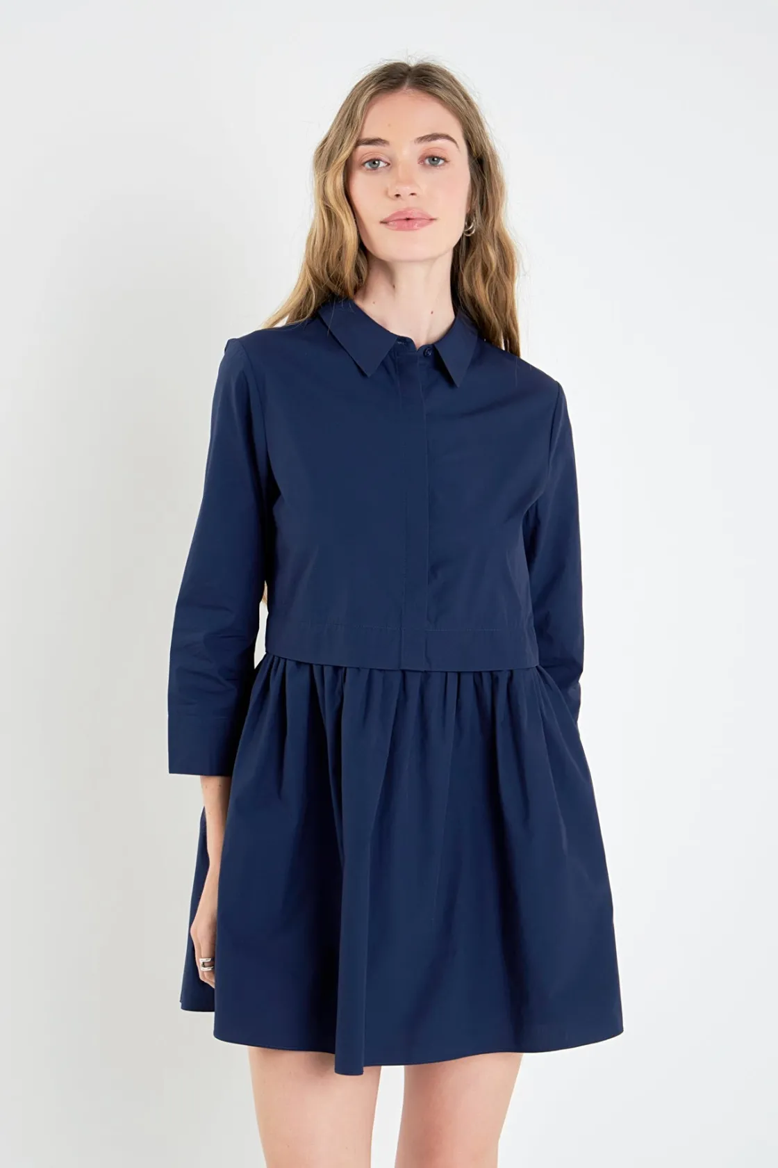 english_factory__mini_shi_28.webp ENGLISH FACTORY White Dresses | Tops*- Mini Shirt Dress