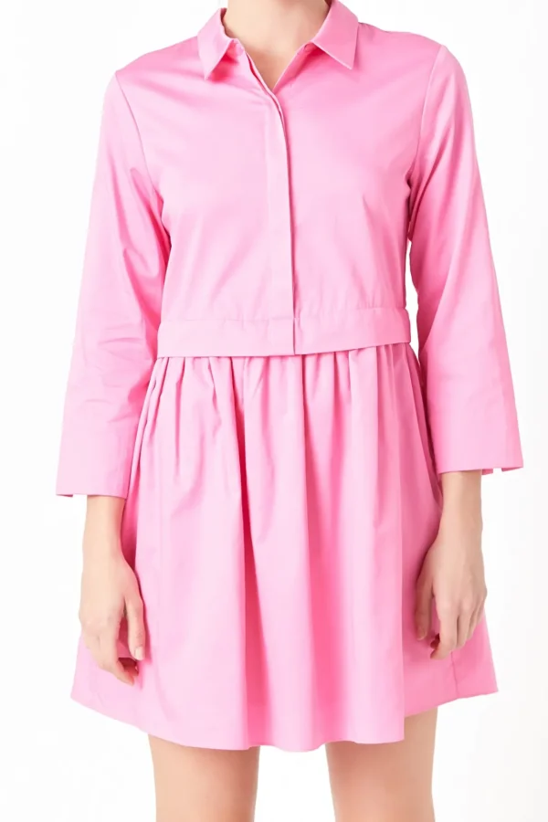 ENGLISH FACTORY White Dresses | Tops*- Mini Shirt Dress