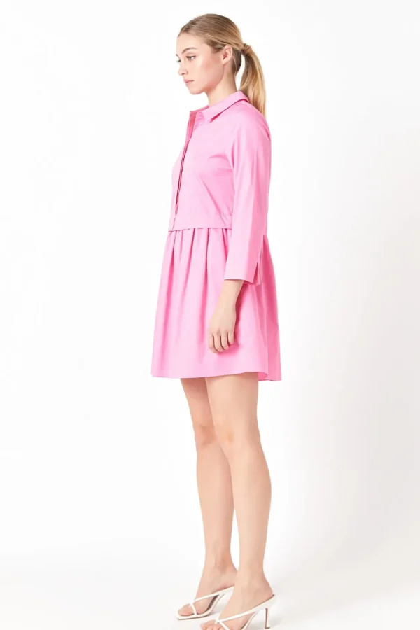 ENGLISH FACTORY White Dresses | Tops*- Mini Shirt Dress