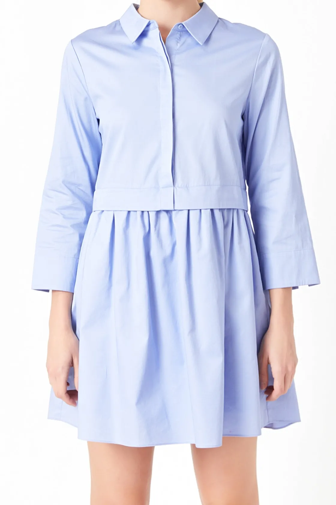 english_factory__mini_shi_35.webp ENGLISH FACTORY White Dresses | Tops*- Mini Shirt Dress