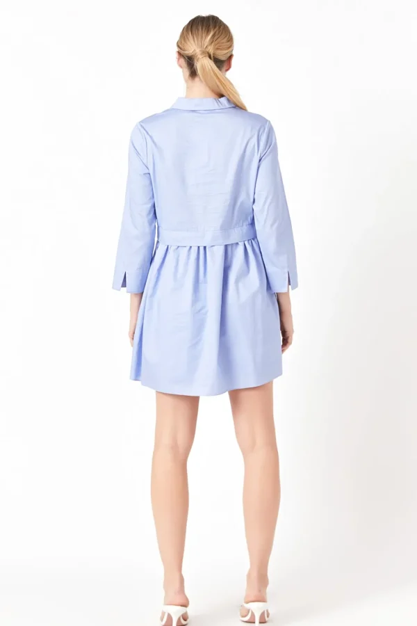 ENGLISH FACTORY White Dresses | Tops*- Mini Shirt Dress
