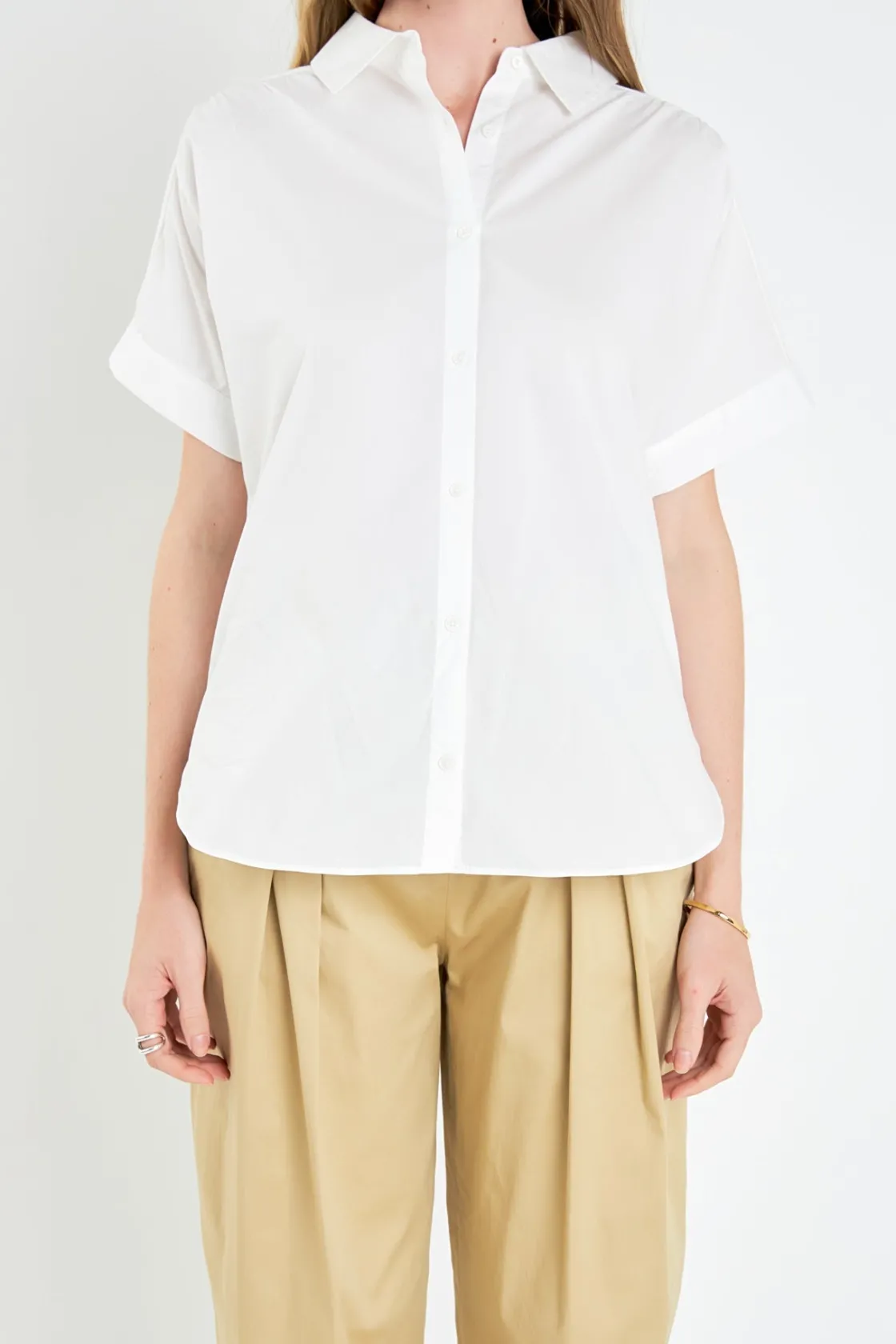 english_factory__mixed_me_0-24.webp ENGLISH FACTORY Tops*- Mixed Media Collared Top