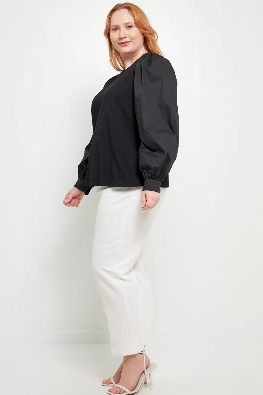 english_factory__mixed_me_6-8.webp ENGLISH FACTORY Tops*- Mixed Media Puff Long Sleeve Top