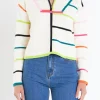 ENGLISH FACTORY Sweaters & Knits*- Colored Stripe Sweater MULTI