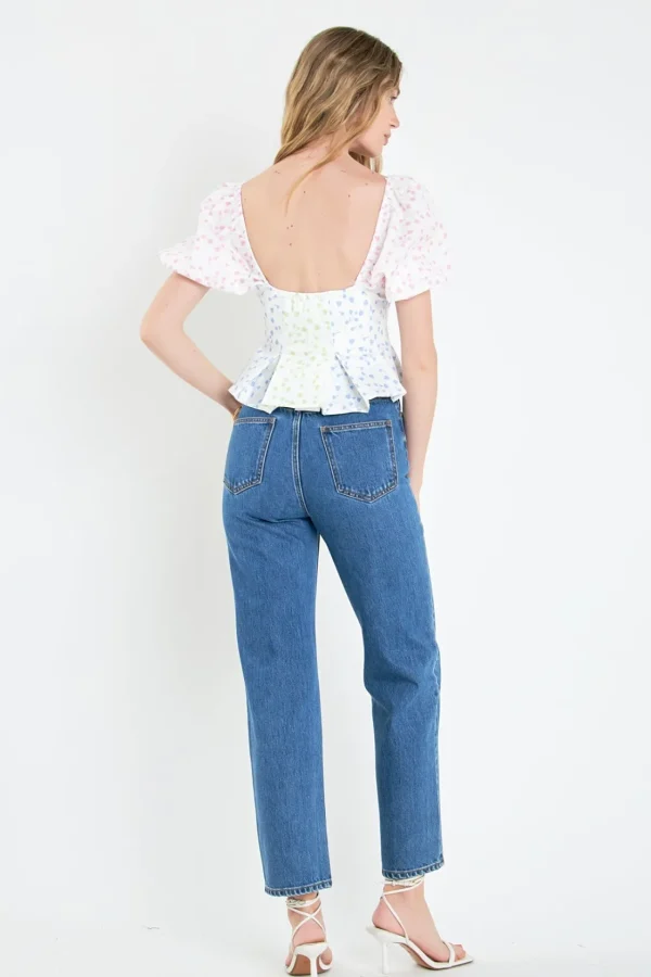 ENGLISH FACTORY Tops*- Floral Print Top MULTI