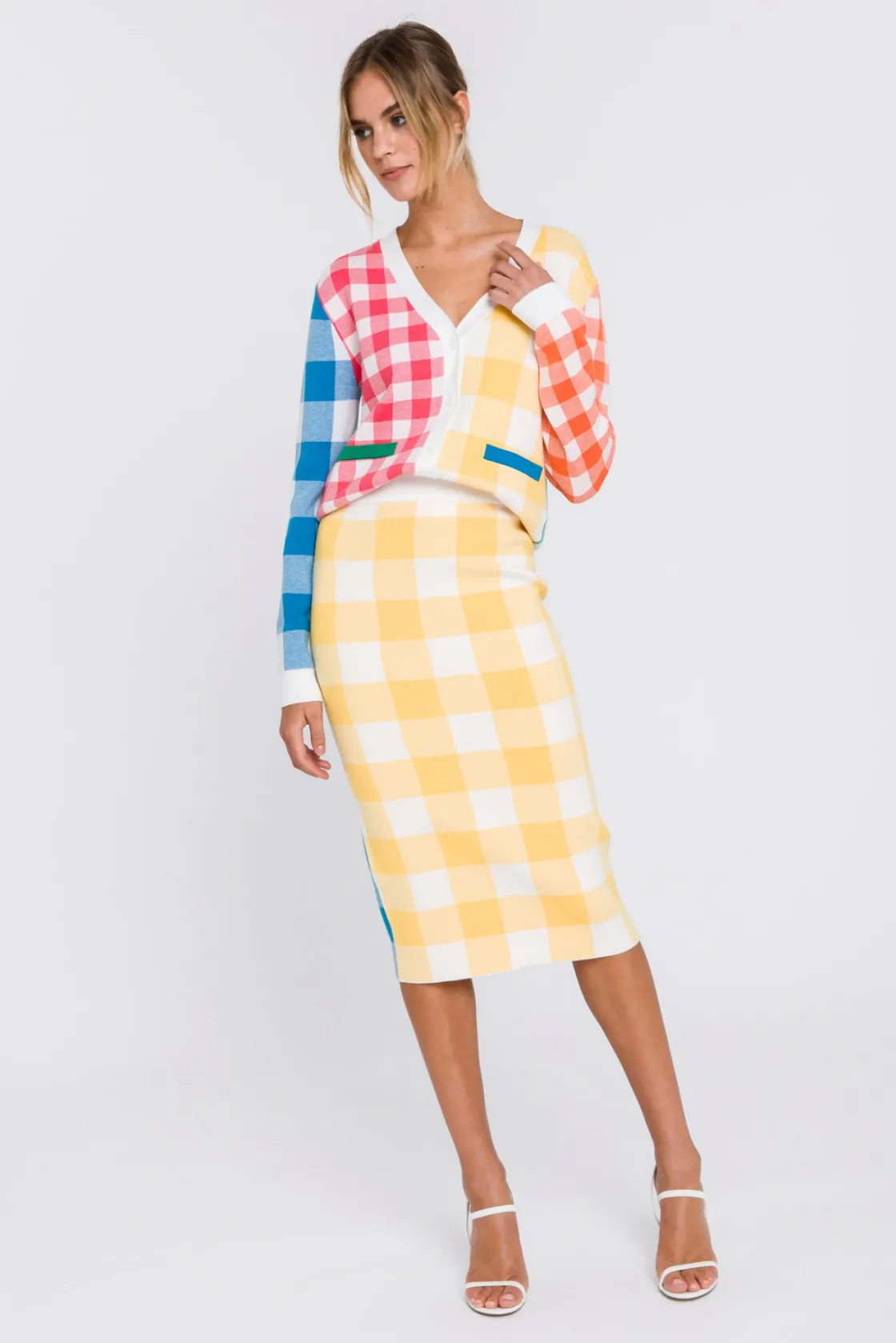 english_factory__multi_gi_3-1.webp ENGLISH FACTORY Sweaters & Knits*- Gingham Cardigan MULTI