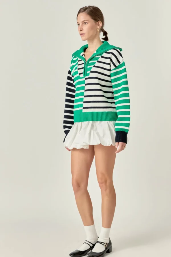 ENGLISH FACTORY Sweaters & Knits | Tops*- Multi Stripe Knit