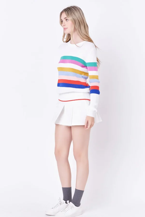 ENGLISH FACTORY Sweaters & Knits*- Striped Sweater MULTI