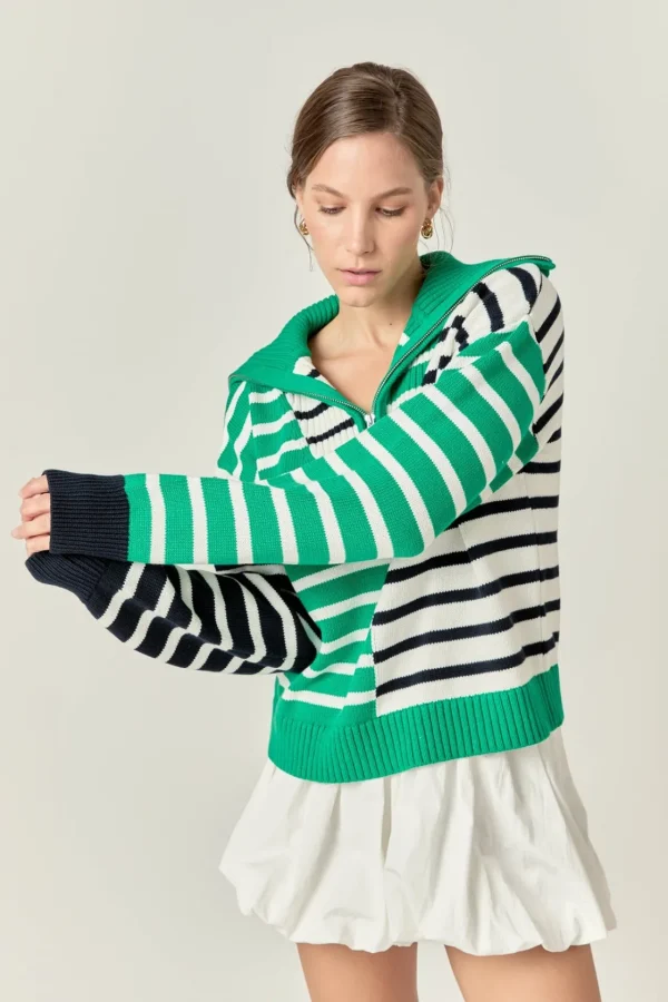 ENGLISH FACTORY Sweaters & Knits | Tops*- Multi Stripe Knit