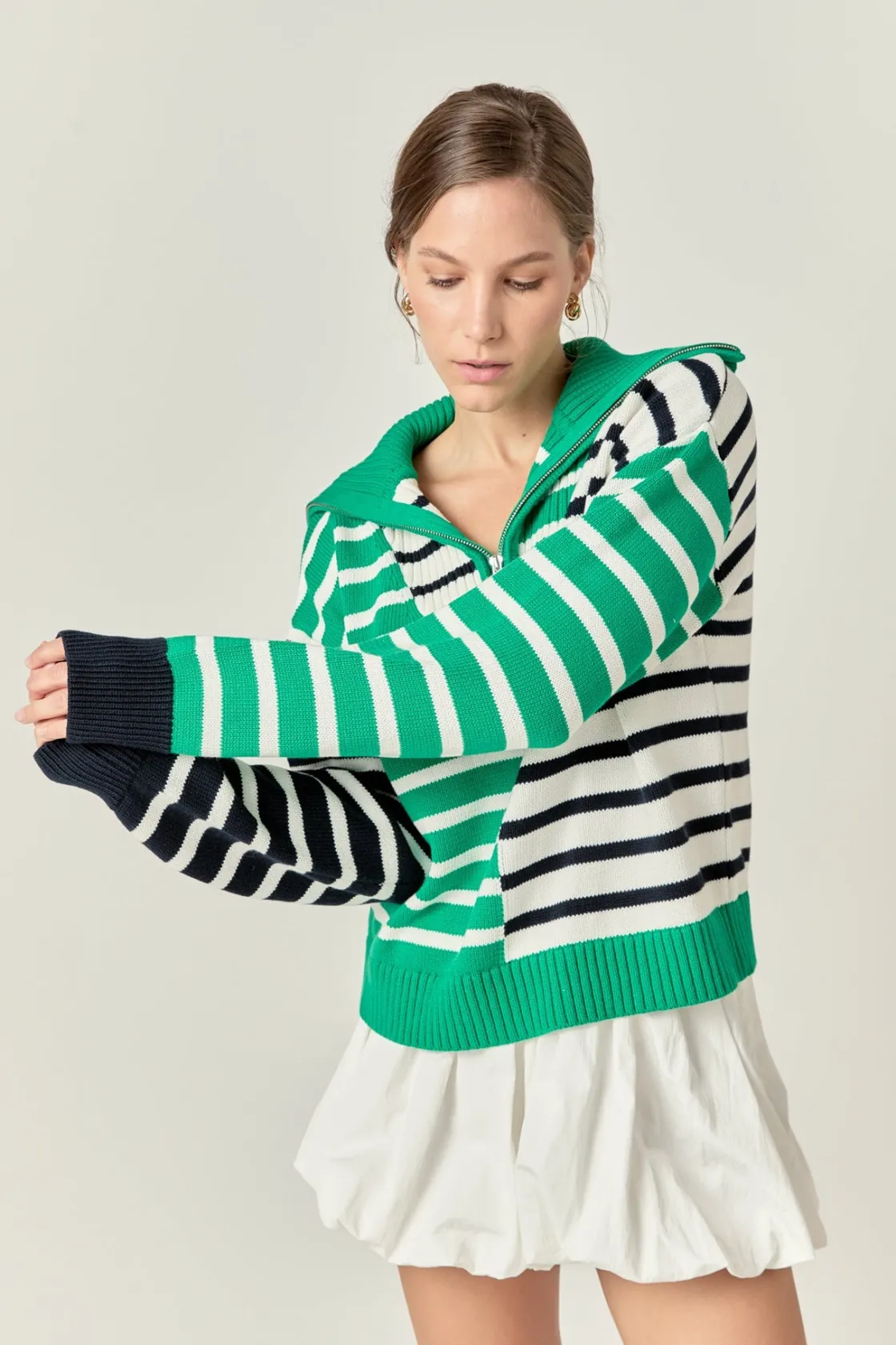 english_factory__multi_st_3-1.webp ENGLISH FACTORY Sweaters & Knits | Tops*- Multi Stripe Knit