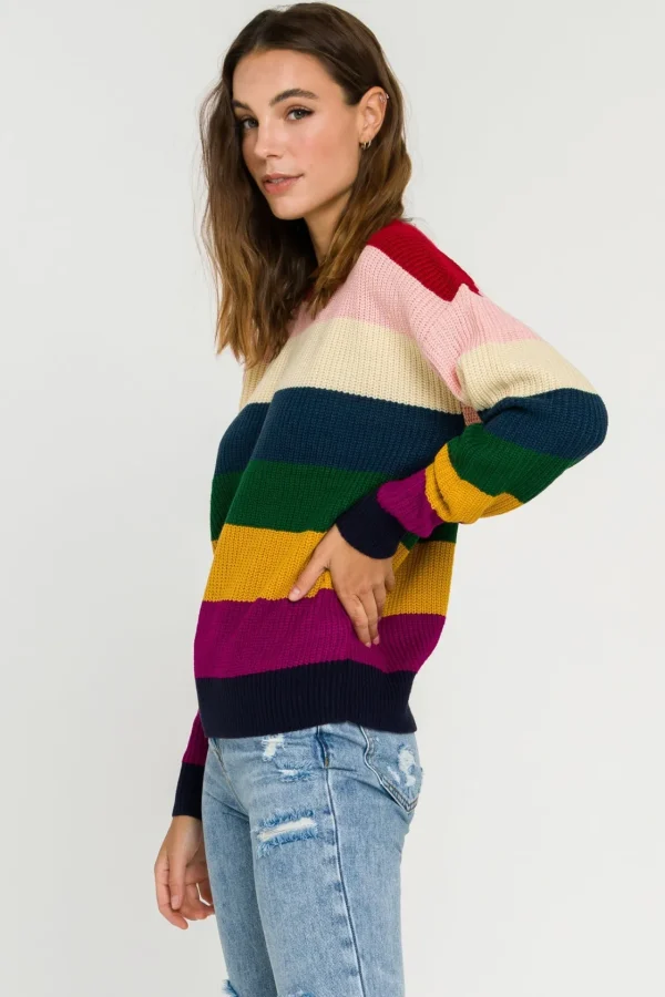 ENGLISH FACTORY Sweaters & Knits*- -Colored Stripe Sweater MULTI