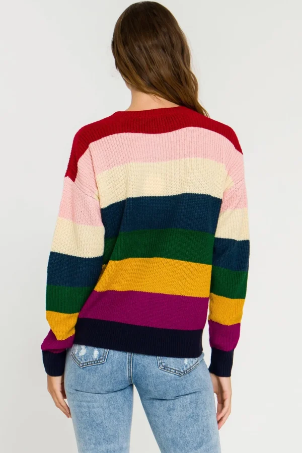 ENGLISH FACTORY Sweaters & Knits*- -Colored Stripe Sweater MULTI