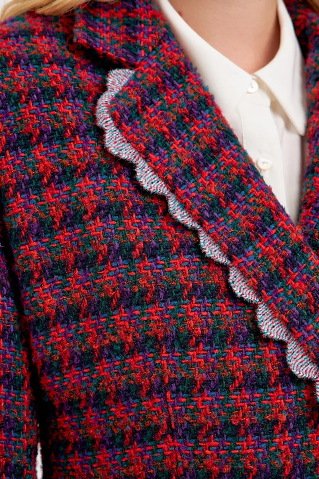 english_factory__multicol_4.webp ENGLISH FACTORY Matching Sets | Blazers*- color Tweed Blazer MULTI