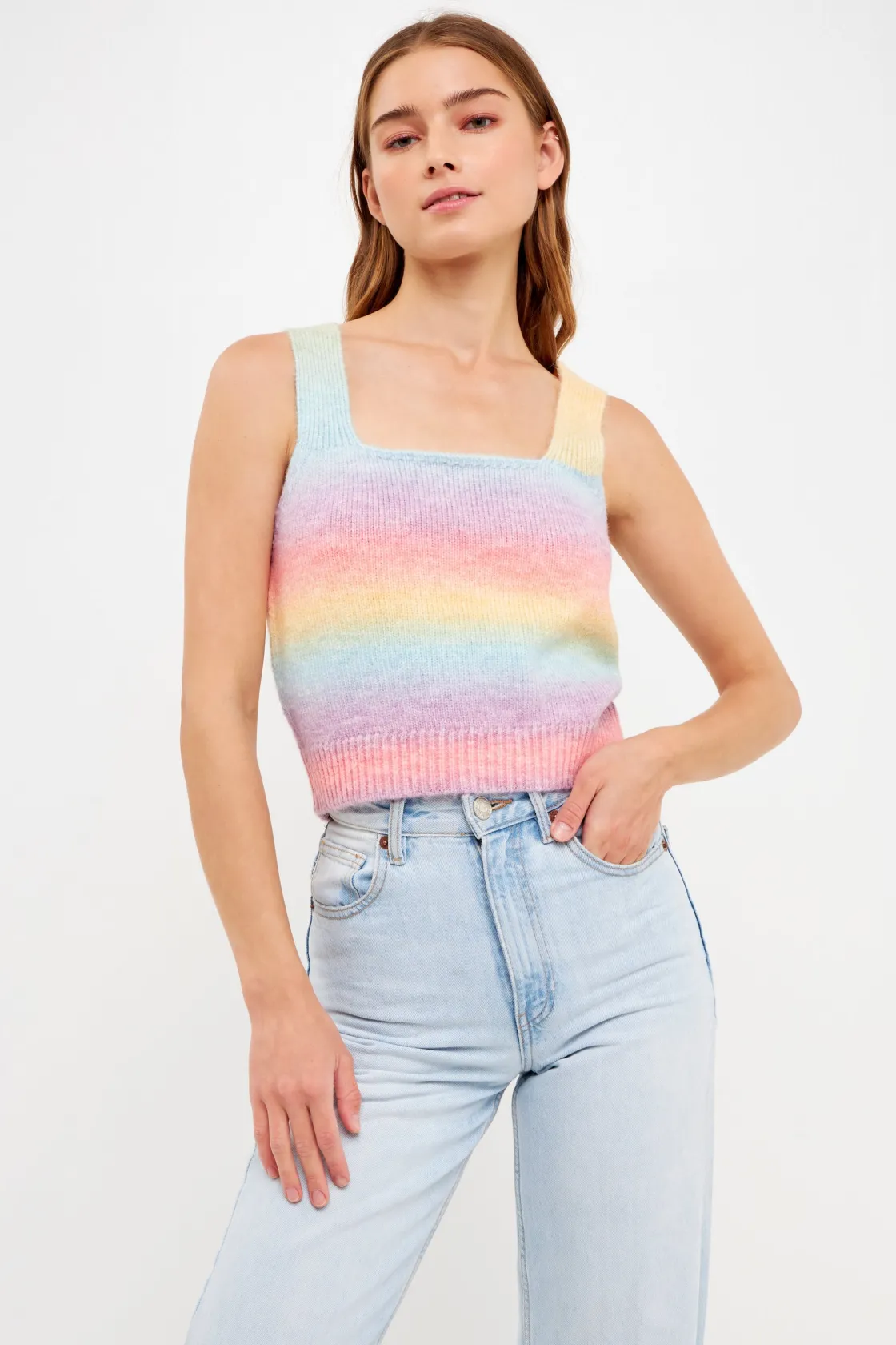 english_factory__multicol_5.webp ENGLISH FACTORY Sweaters & Knits | Tops*- -color Knit Top MULTI