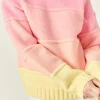 ENGLISH FACTORY Sweaters & Knits | Tops*- Ombre Crew Neck Knit Sweater PINK/YELLOW
