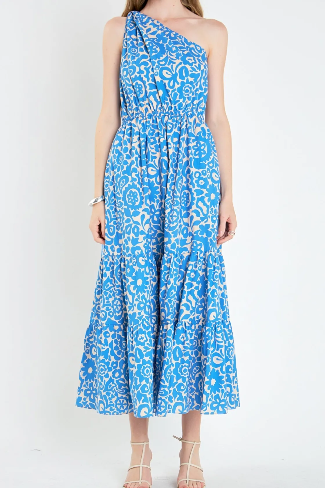english_factory__one_shou_0.webp ENGLISH FACTORY Tops*- One Shoulder Print Maxi Dress BLUEMULTI