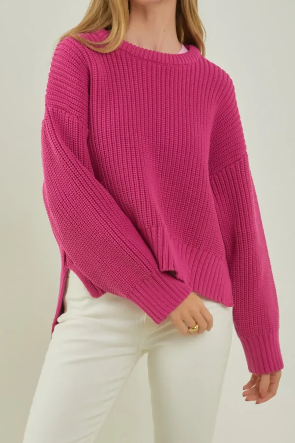 ENGLISH FACTORY Sweaters & Knits | Tops*- Oversize Ribbed Sweater