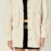 ENGLISH FACTORY Jackets & Coats | Tops*- Oversized Sherpa Jacket