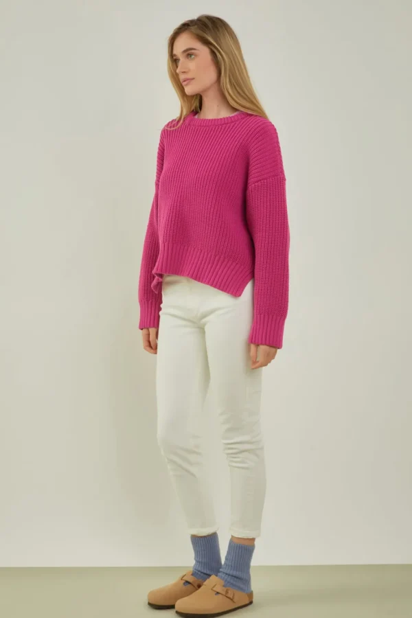ENGLISH FACTORY Sweaters & Knits | Tops*- Oversize Ribbed Sweater
