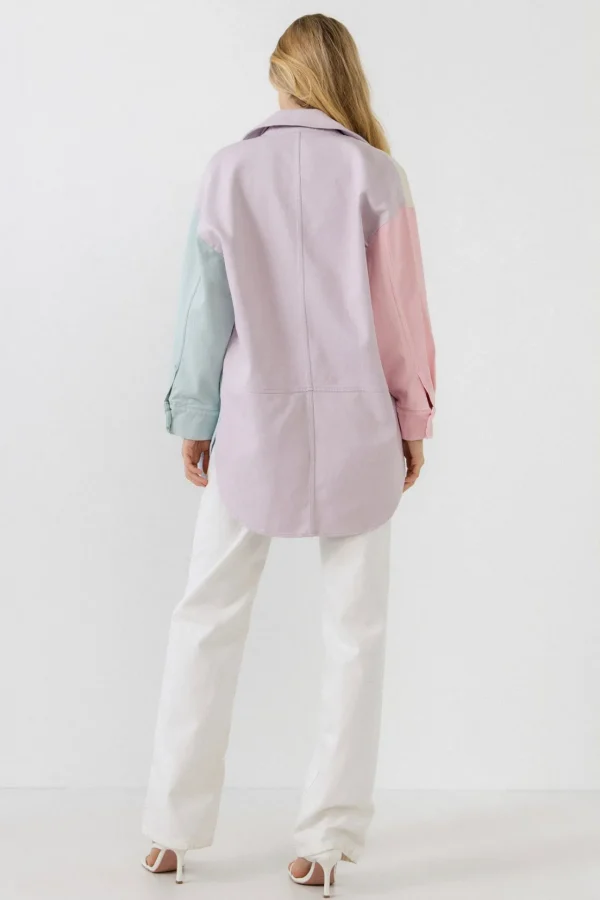 ENGLISH FACTORY Jackets & Coats | Tops*- Oversized Shirts Jacket MULTI