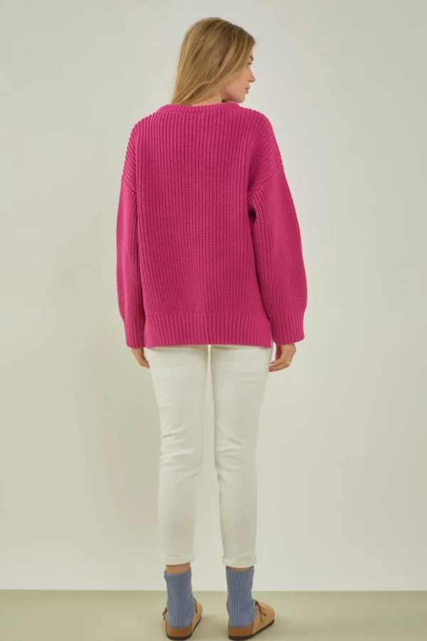 ENGLISH FACTORY Sweaters & Knits | Tops*- Oversize Ribbed Sweater