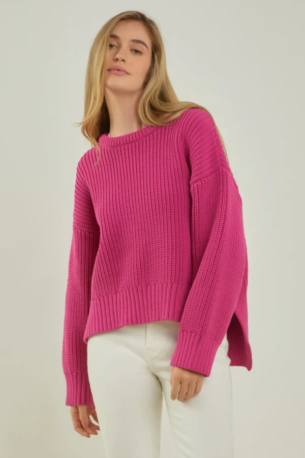 ENGLISH FACTORY Sweaters & Knits | Tops*- Oversize Ribbed Sweater